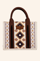 Boho Western Square Bag - Ivory